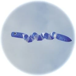 Snake Spinner Windsock Green And White