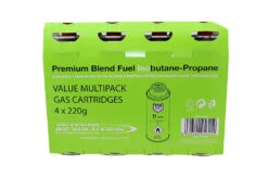 Milestone - 5 Packs Of 4 Gas Canisters - 220g 5 Milestone - 5 Packs Of 4 Gas Canisters - 220g -Vango || Kampa || Outwell Shop 220g 4pk 2
