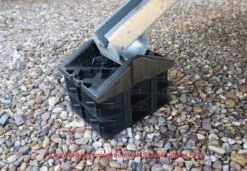 Milenco Stacka Jacka Pads - 4 Pack -Vango || Kampa || Outwell Shop 3780 Stacka Jacka Pads to be used with corner feet