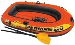 Intex Explorer Pro 300 Inflatable Boat Pump And Oar Set