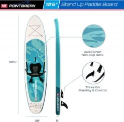 M.Y 10ft 6in Paddle Board Package With Kayak Seat -Vango || Kampa || Outwell Shop 773 2921