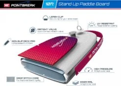 M.Y 10ft Inflatable Paddle Board Package -Pink -Vango || Kampa || Outwell Shop 809 2842