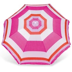 Yello Stripped Parasol -Vango || Kampa || Outwell Shop BGG1305 yello pink striped parasol top