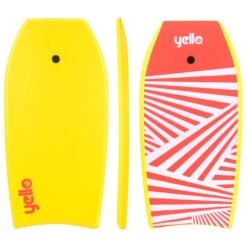 Yello 41" Slick Zig Zag Bodyboard (Yellow)