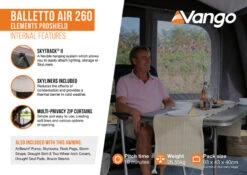 Vango Balletto Air 260 Elements ProShield 2023 -Vango || Kampa || Outwell Shop Balletto Air 260 EPS2 small