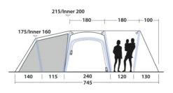 Outwell Airville 6SA Air Tent 2022 -Vango || Kampa || Outwell Shop GetImage 18