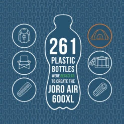 Vango Joro Air 600XL Sentinel Eco Dura Tent -Vango || Kampa || Outwell Shop Joro Air 600XL Bottle Count small