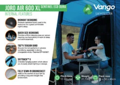 Vango Joro Air 600XL Sentinel Eco Dura Tent -Vango || Kampa || Outwell Shop Joro Air 600XL SED2 small