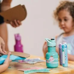 Klean Kanteen Kid Classic Sport Bottle 355ml - Dragon Snacks -Vango || Kampa || Outwell Shop K12CPPS JF Jellyfish graphic bottle lifestyle 3f702c0a 9eb5 4ffa b68a 35ff1bd1a6e9