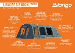 Vango Lismore Air 600XL Tent Package 17 Vango Lismore Air 600XL Tent Package -Vango || Kampa || Outwell Shop Lismore Air 600XL Package