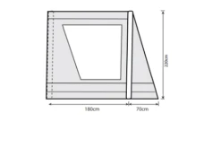 Outdoor Revolution Airedale 7SE And 9SE Front Porch Extension -Vango || Kampa || Outwell Shop airedale 7se 9se front porch extension floorplan 1
