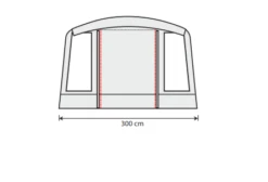 Outdoor Revolution Airedale Side Porch Awning -Vango || Kampa || Outwell Shop airedale side porch floorplan 2