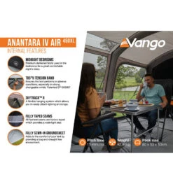Vango Anantara IV Air 450XL Tent -Vango || Kampa || Outwell Shop anantara iv air 450xl 7
