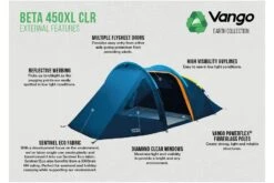 Vango Beta 450XL CLR XL Tent -Vango || Kampa || Outwell Shop beta 450xl clr