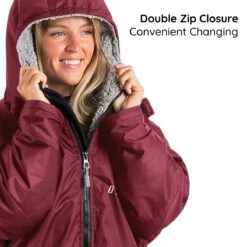 Osprey Unisex Changing Robe Maroon -Vango || Kampa || Outwell Shop callout 2 10