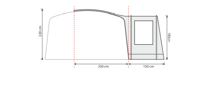 Outdoor Revolution Camp Star Side Porch 2 Outdoor Revolution Camp Star Side Porch - Image 2