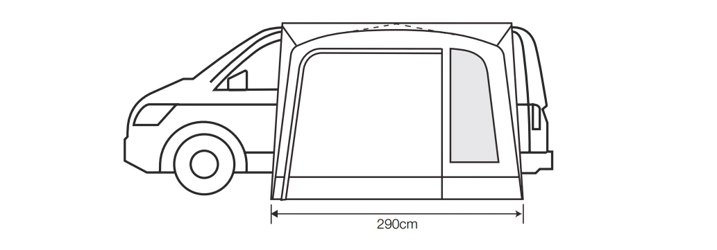 Outdoor Revolution Cayman Cona F/G Drive Away Awning With Free Footprint And Carpet 3 Outdoor Revolution Cayman Cona F/G Drive Away Awning With Free Footprint And Carpet - Image 3