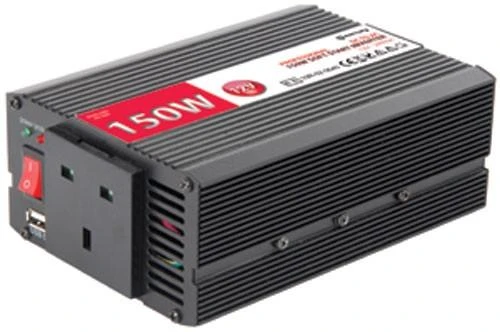 Mercury DC To AC Power Inverter, 12Vdc, 150W - Soft Start 1 Mercury DC To AC Power Inverter, 12Vdc, 150W - Soft Start