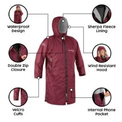 Osprey Unisex Changing Robe Maroon -Vango || Kampa || Outwell Shop feature image 3 1