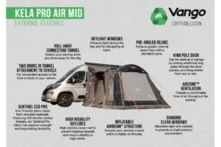 Vango Kela Pro Air Mid Drive Away Awning -Vango || Kampa || Outwell Shop kela pro air mid 9