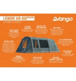 Vango Lismore Air 450 Tent Package -Vango || Kampa || Outwell Shop lismore air 450 package 3
