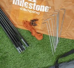 Milestone 2 Man Festival Dome Tent -Vango || Kampa || Outwell Shop milestone waterproof 2 man dome tent orange 18839br 2