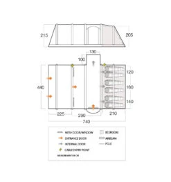 Vango Rome II 650XL Airbeam Tent - With Free Footprint 16 Vango Rome II 650XL Airbeam Tent - With Free Footprint -Vango || Kampa || Outwell Shop rome ii air 650xl