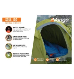 Vango Soul 100 Tent -Vango || Kampa || Outwell Shop soul 100 3