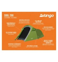 Vango Soul 200 Tent -Vango || Kampa || Outwell Shop soul 200 2