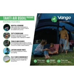 Vango Tahiiti 850XL Airbeam Tent 2023 -Vango || Kampa || Outwell Shop tahiti air 850xl 3