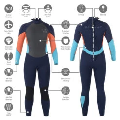 Osprey Zero 5mm Women's Full Length Wetsuit -Coral -Vango || Kampa || Outwell Shop wetsuits ws1268 75 coral