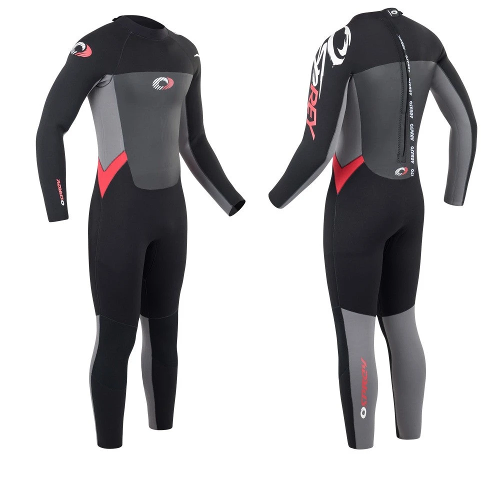 Osprey Origin Mens Full Length Wetsuit 5mm - Red 7 Osprey Origin Mens Full Length Wetsuit 5mm - Red - Image 7